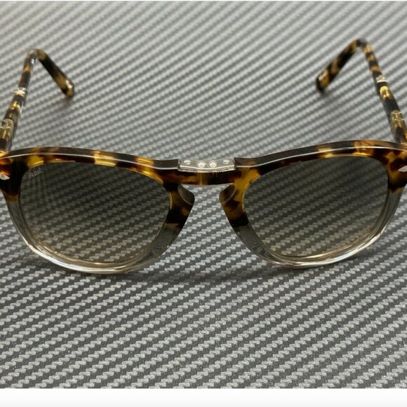 Persol Brown Tortoise Grey Gradient Unisex 52 mm Sunglasses Unisex main image 5